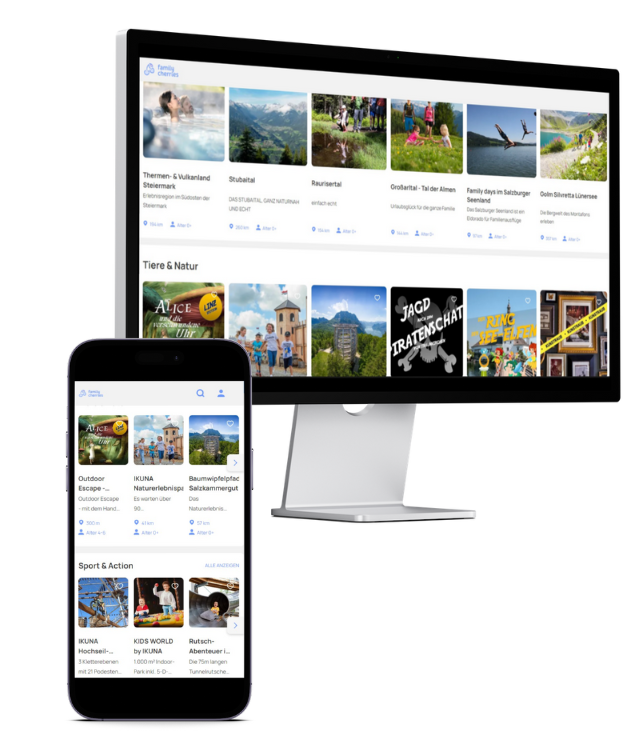 family cherries als App und Webseite